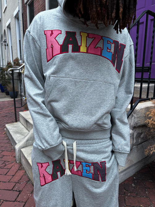 GRAY "KAIZEN" SWEATPANTS